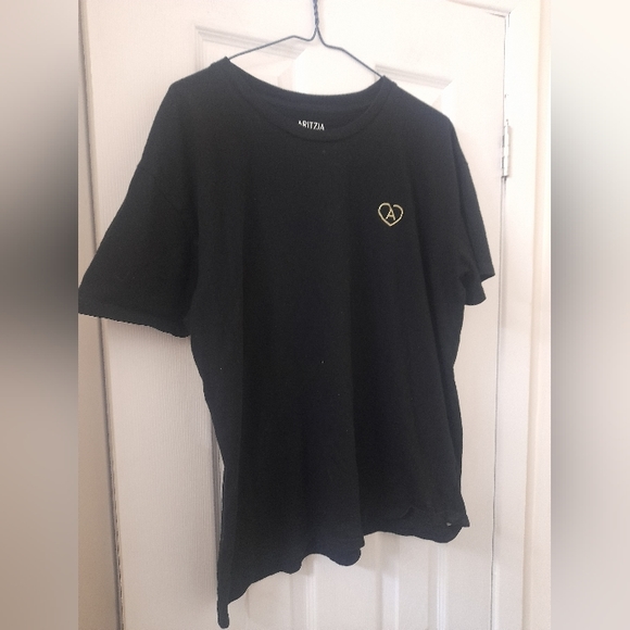 Aritzia - Womens Shirt - "With Love" Print - Large - Black - Picture 2 of 8
